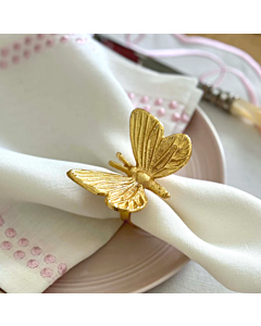 Napkin Ring Butterfly Gold
