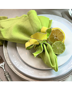 Napkin Washed Linen Citron S/4