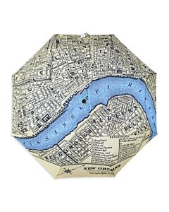 NEW ORLEANS MAP UMBRELLA COMPACT