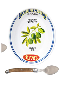 OLIVE BOWL W SPOON