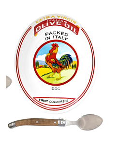 PACKED IN ITALY OLIVE BOWL W SPOON