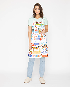 PAINTED DOGS APRON