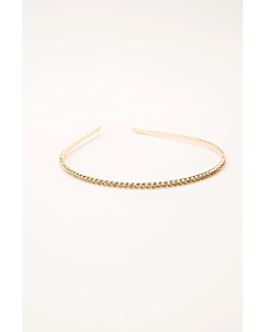 PALE GREEN PETITE CRYSTAL HEADBAND