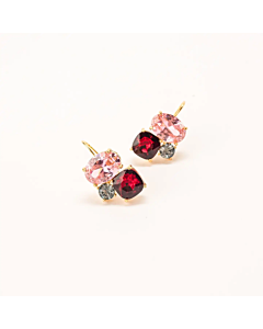 PINK CLUSTER SKY EARRINGS