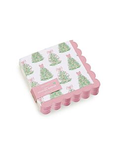 PINK TREES PAPER COCKTAIL NAPKINS