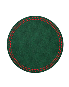 Placemat Pearls Forest/Red