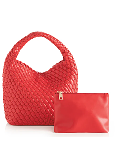 RED MINI HOBO BAG