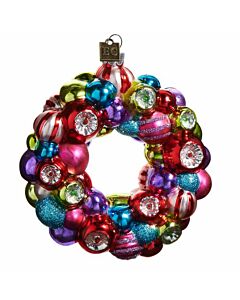 REFLECTOR ORNAMENT WREATH ORNAMENT