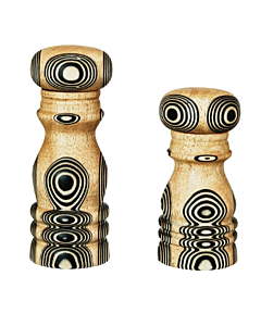 SALT AND PEPPER WOOD GRINDER SET