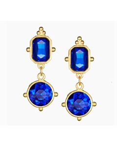 SAPPHIRE BLUE DOUBLE DROP EARRINGS SUSAN SHAW