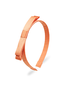 SATIN ORANGE HEADBAND