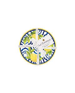 SET OF 4 APPETIZER MELAMINE PLATES