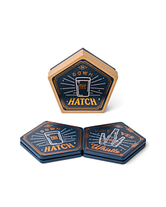 SET OF 4 BEER COASTERS