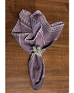 SILVER BURST NAPKIN RING