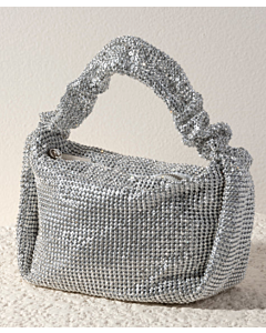 SILVER HARLEY SPARKLE BAG