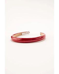 SKINNY PATENT RED HEADBAND