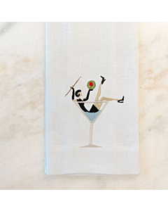 Tea Towel Martini Time