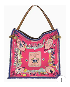 Tote Bag Tricia  Pink Pattern