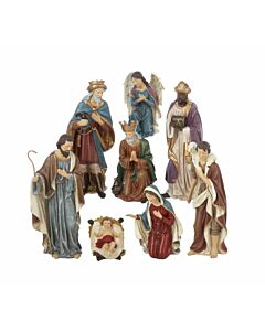 TRADITIONAL NATIVITY SET 9 "