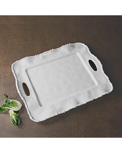 Tray Rect Alegria Melamine White