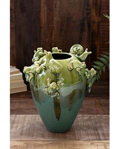 Vase Frogs And Snails Vase