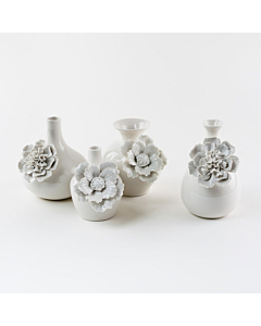 Vase White Flower  Large