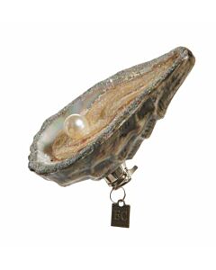 WORLD IS YOUR OYSTER CLIP ON ORNAMENT