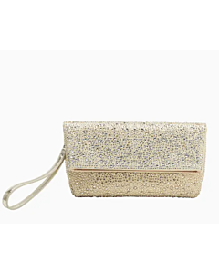 Wristlet Fayth Gold Rhinestone