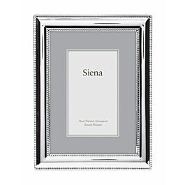 DOUBLE BORDER SILVER FRAME 4 X 6